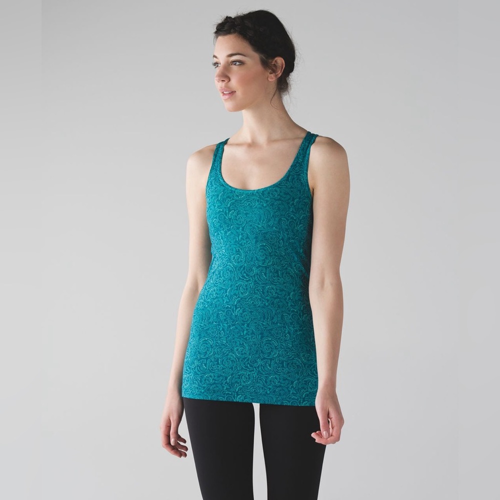 Lululemon Cool Racerback-Foli Manifesto Bali Breeze Tofino Teal